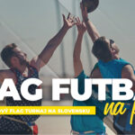 flag futbal na pláži